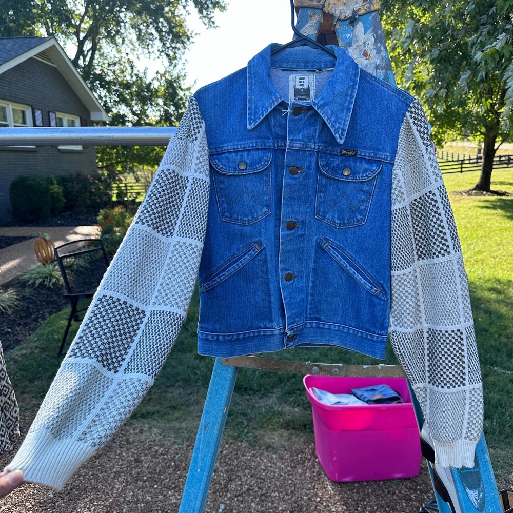 Furst of a Kind Wrangler Denim Jacket NWOT